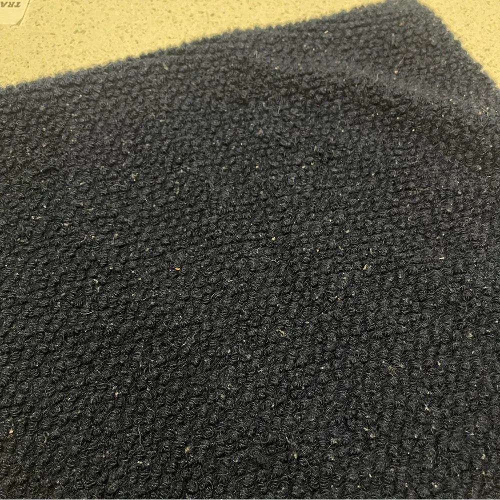 West Elm Navy Blue Cozy Boucle Pillow Cover